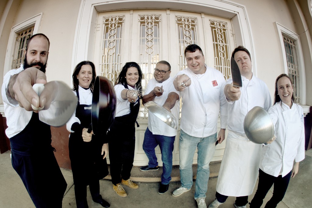 Maurício Olmi,  Lu Agrifoglio, Caroline Martin, Sandro Ambrósio, Daniel Johnson Cassali e Betina Oliveira - Foto Jean Schwarz - 03