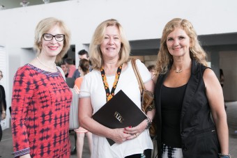 Vera Peterlongo e Ana Beatriz Franciosi e Rosane Dulinksi - Foto Lenara Petenuzzo