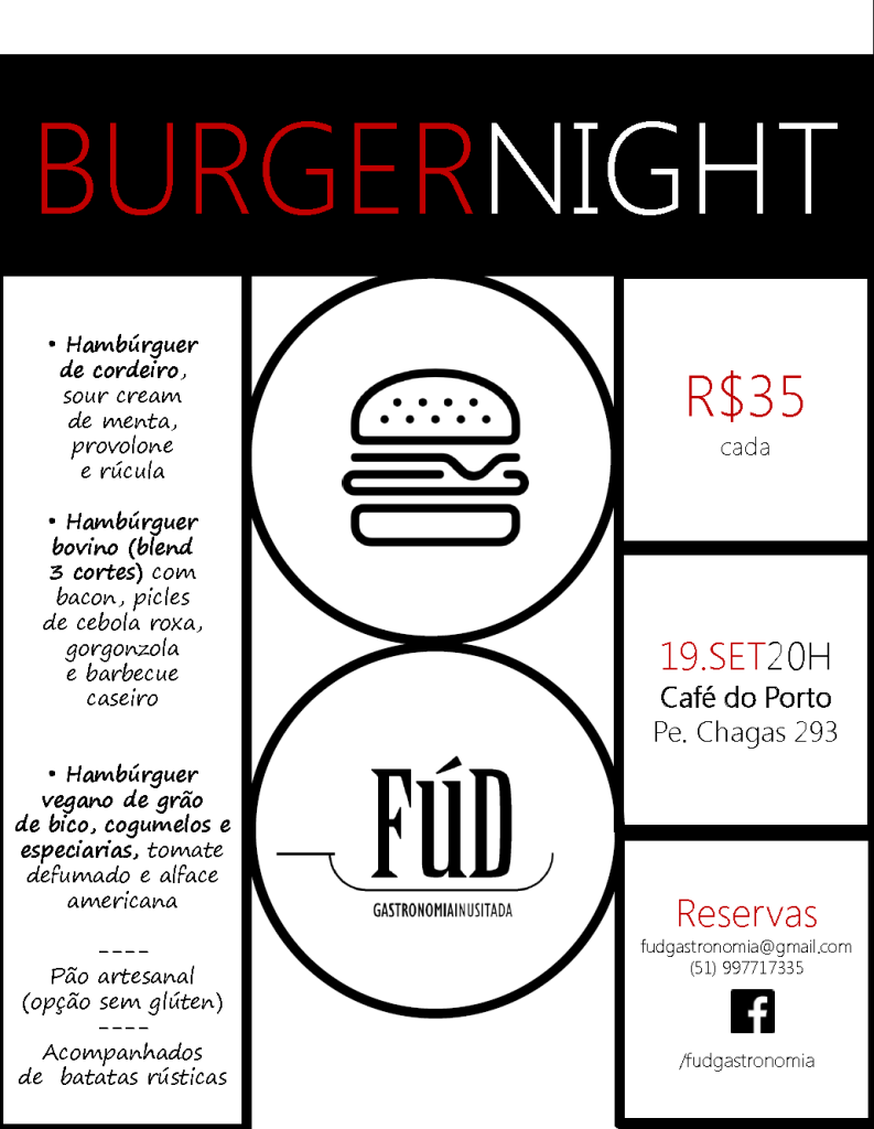 Burger Night Café do Porto_v1