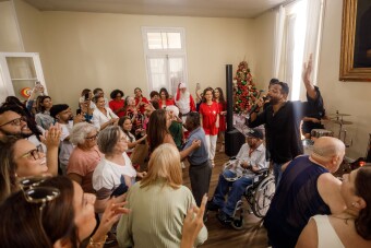 Bailinho de Natal no Asilo Padre Cacique - Créditos Guilherme Flores