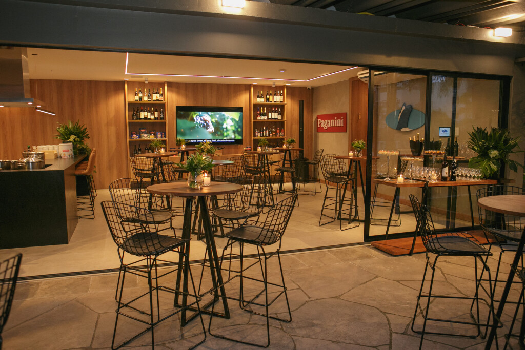 Espaço gourmet do showroom da importadora Porto a Porto - Créditos Lisa Roos